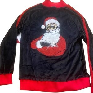 Women’s Christmas Novelty Santa Swag Dimensional jacket New size S-M